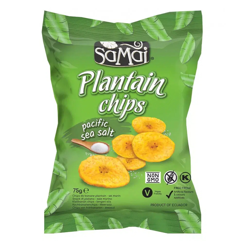 Samai Plantain chips tengeri sós - 75g Samai Plantain chips tengeri sós - 75g