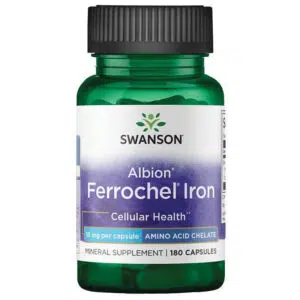 Swanson Ferrochel - Vas-biszglicinát kapszula - 180db