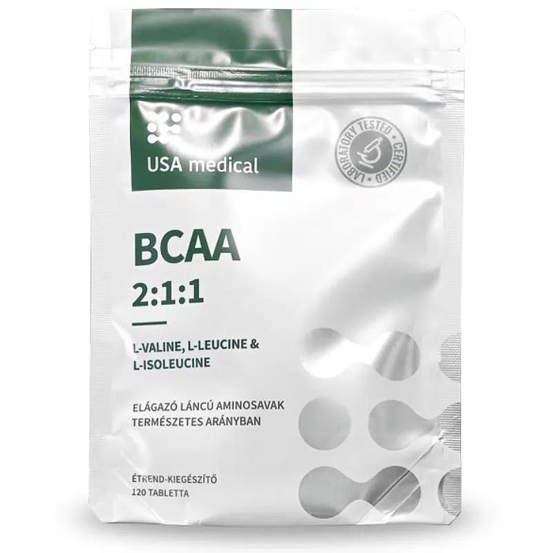 USA Medical BCAA 2:1:1 tabletta - 120db USA Medical BCAA 2:1:1 tabletta - 120db