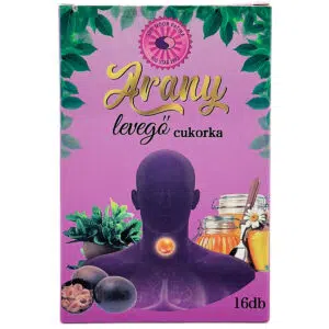Sun Moon Arany LEVEGŐ torokcukorka - 16db