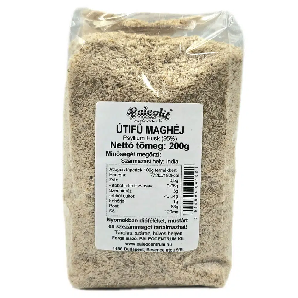 Paleolit Útifű maghéj 95% - 200g Paleolit Útifű maghéj 95% - 200g