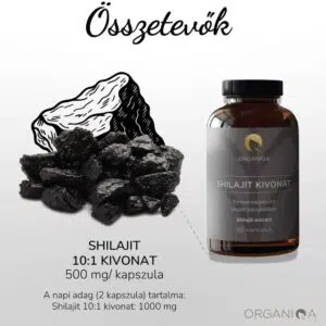 Organiqa Shilajit kivonat kapszula - 60db - Image 3
