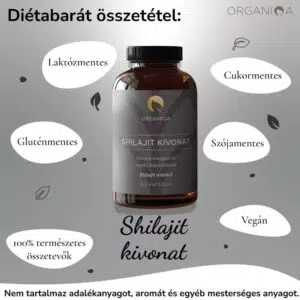 Organiqa Shilajit kivonat kapszula - 60db - Image 4