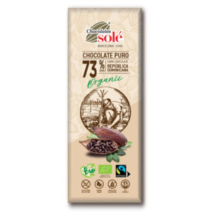Chocolates Solé 73% Bio Étcsokoládé - 25g