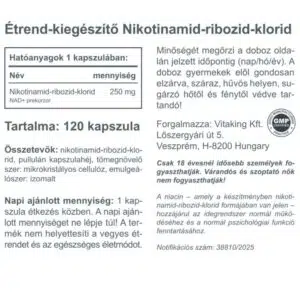 Vitaking NAD+250 kapszula - 120