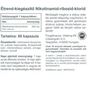Vitaking NAD+250 kapszula - 60
