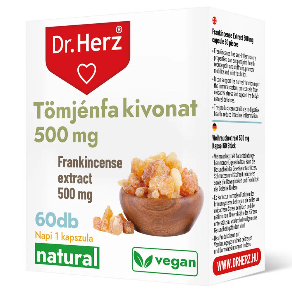 Dr. Herz Tömjénfa kivonat kapszula - 60db Dr. Herz Tömjénfa kivonat kapszula - 60db