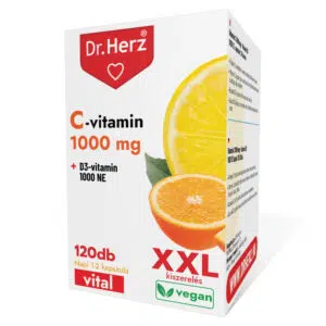 Dr. Herz XXL C+D C-vitamin 1000mg + D3-vitamin 1000NE kapszula - 120db