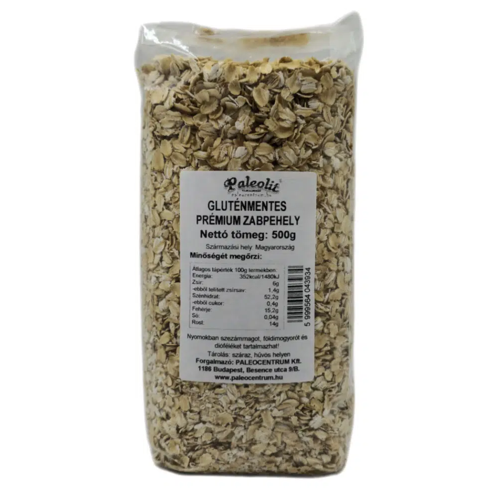 Paleolit Gluténmentes magyar zabpehely - 500g Paleolit Gluténmentes magyar zabpehely - 500g