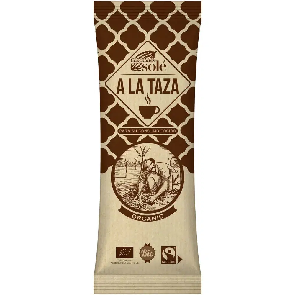 Chocolates Solé Bio Forró csokoládé por - 200g Chocolates Solé Bio Forró csokoládé por - 200g