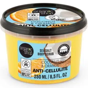 Organic Shop ''Anti-Cellulite'' tengeri sós testradír kókusszal és naranccsal - 250ml