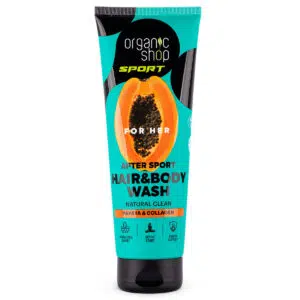 Organic Shop Sportolás utáni sampon és tusfürdő papayával és kollagénnel - 200ml