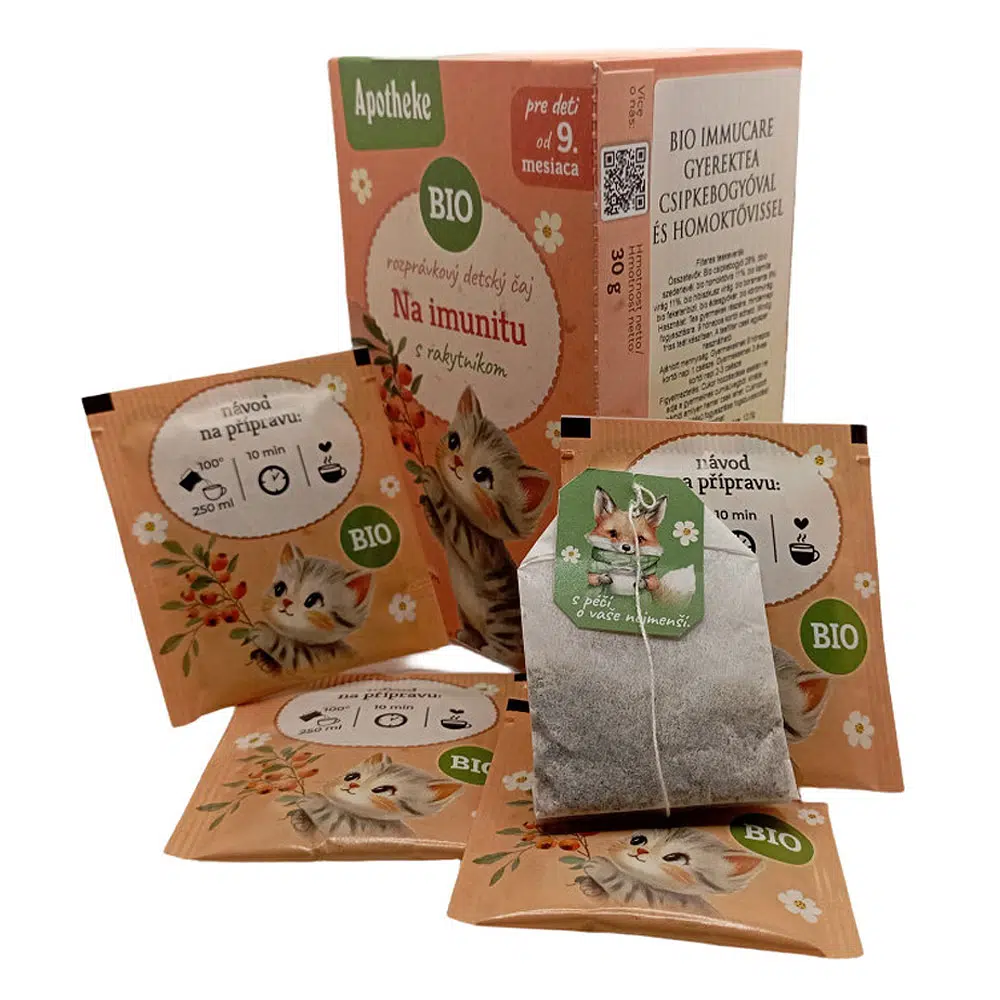 Apotheke Bio Immuncare tea csipkebogyóval és homoktövissel gyermekeknek - 20 filter Apotheke Bio Immuncare tea csipkebogyóval és homoktövissel gyermekeknek - 20 filter