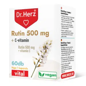 Dr. Herz Rutin 500mg + C-vitaminnal kapszula - 60db
