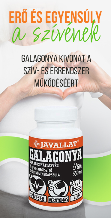 Galagonya kivonat a szív- és érrendszer működéséért