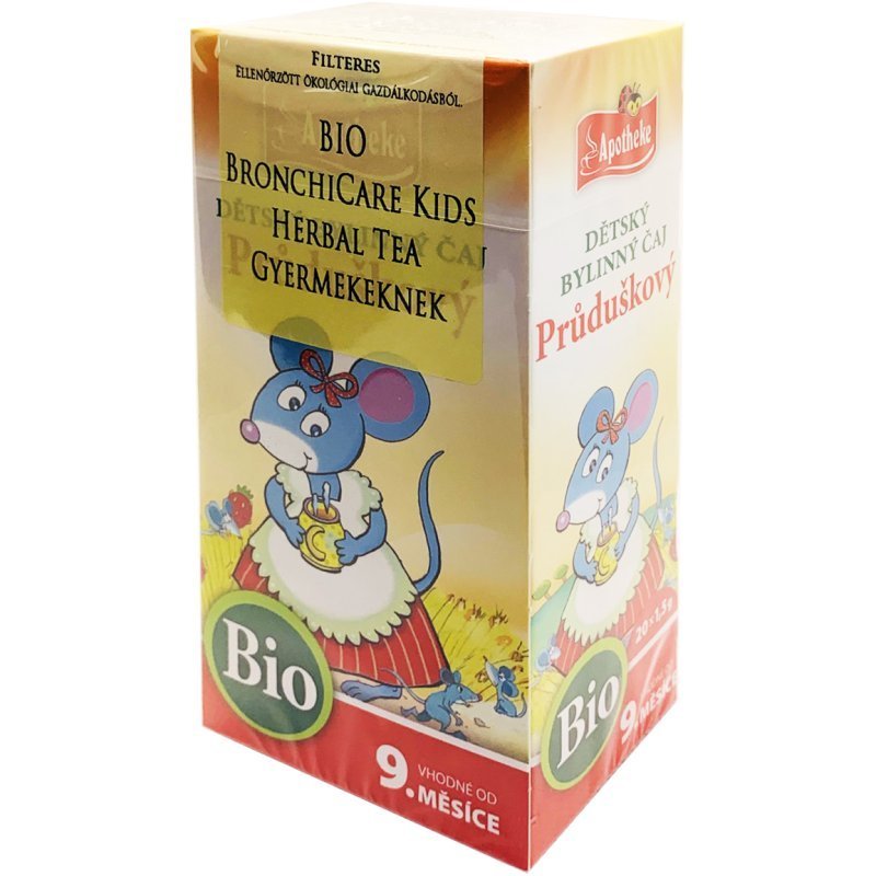 Apotheke Bio Bronchicare Herbal tea gyermekeknek – 20 filter