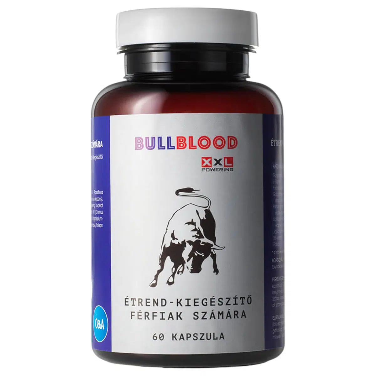 BullBlood Potencianövelő kapszula férfiaknak - 60db BullBlood Potencianövelő kapszula férfiaknak - 60db