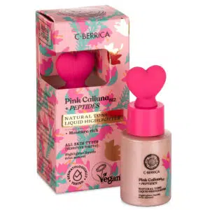 Natura Siberica C-Berrica Pink Calluna Természetes tónusú folyékony highlighter - 30ml
