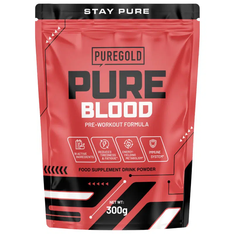 Pure Gold Pure Blood Pre-Workout (Pink Lemonade) 300g Pure Gold Pure Blood Pre-Workout (Pink Lemonade) 300g