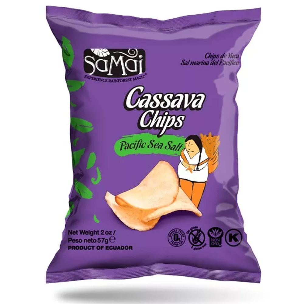 Samai Cassava chips tengeri sós – 57g