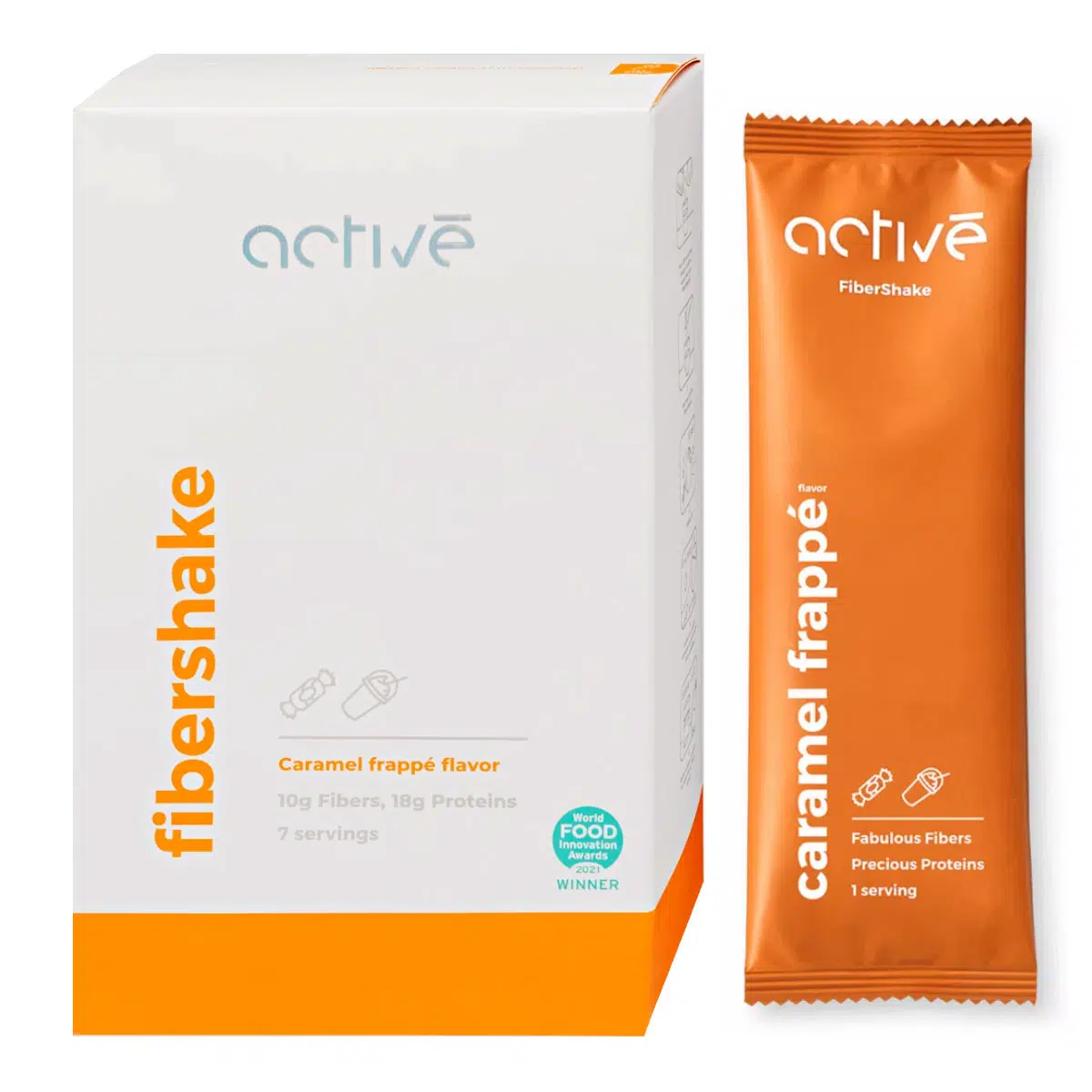 Activé fibershake - Caramel frappé - 7 adag Activé fibershake - Caramel frappé - 7 adag