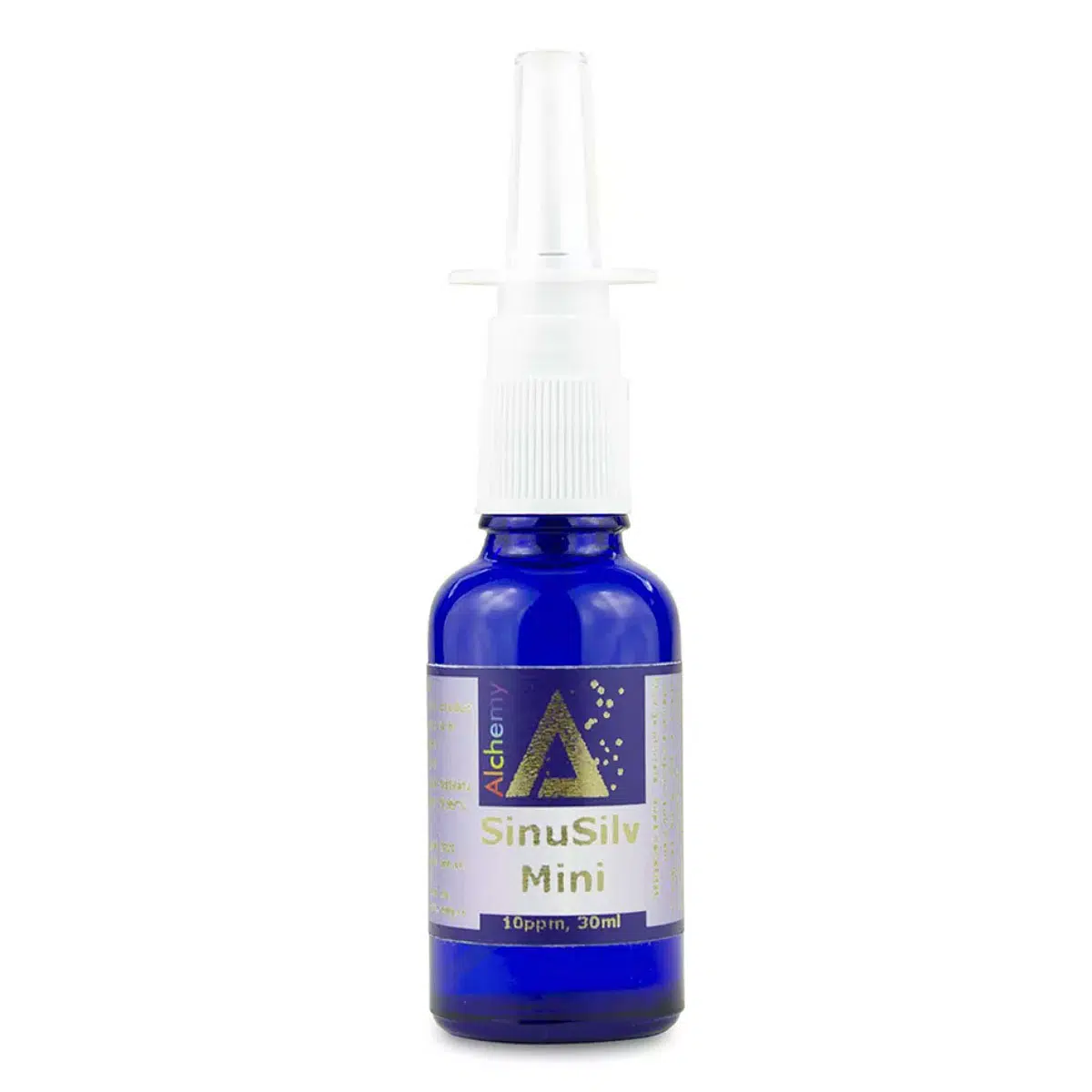 Alchemy SinuSilv Mini 10ppm ezüst hidrosol porlasztófejes orrspray - 30ml Alchemy SinuSilv Mini 10ppm ezüst hidrosol porlasztófejes orrspray - 30ml