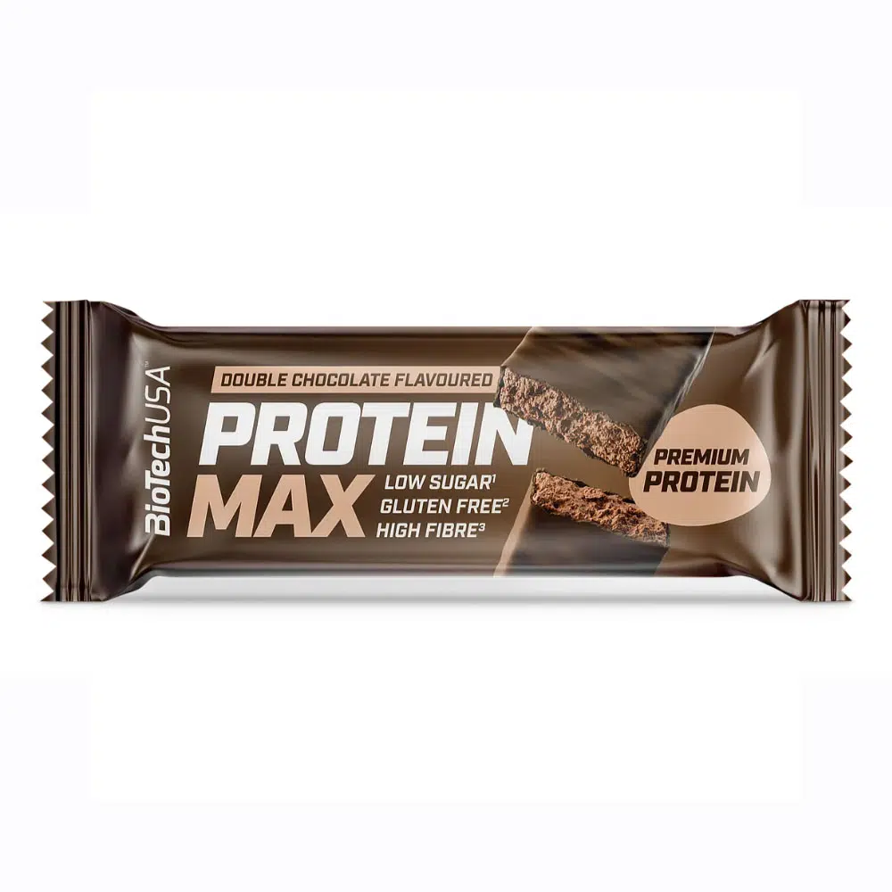 Biotech USA Protein Max protein szelet dupla csokoládé - 45g Biotech USA Protein Max protein szelet dupla csokoládé - 45g