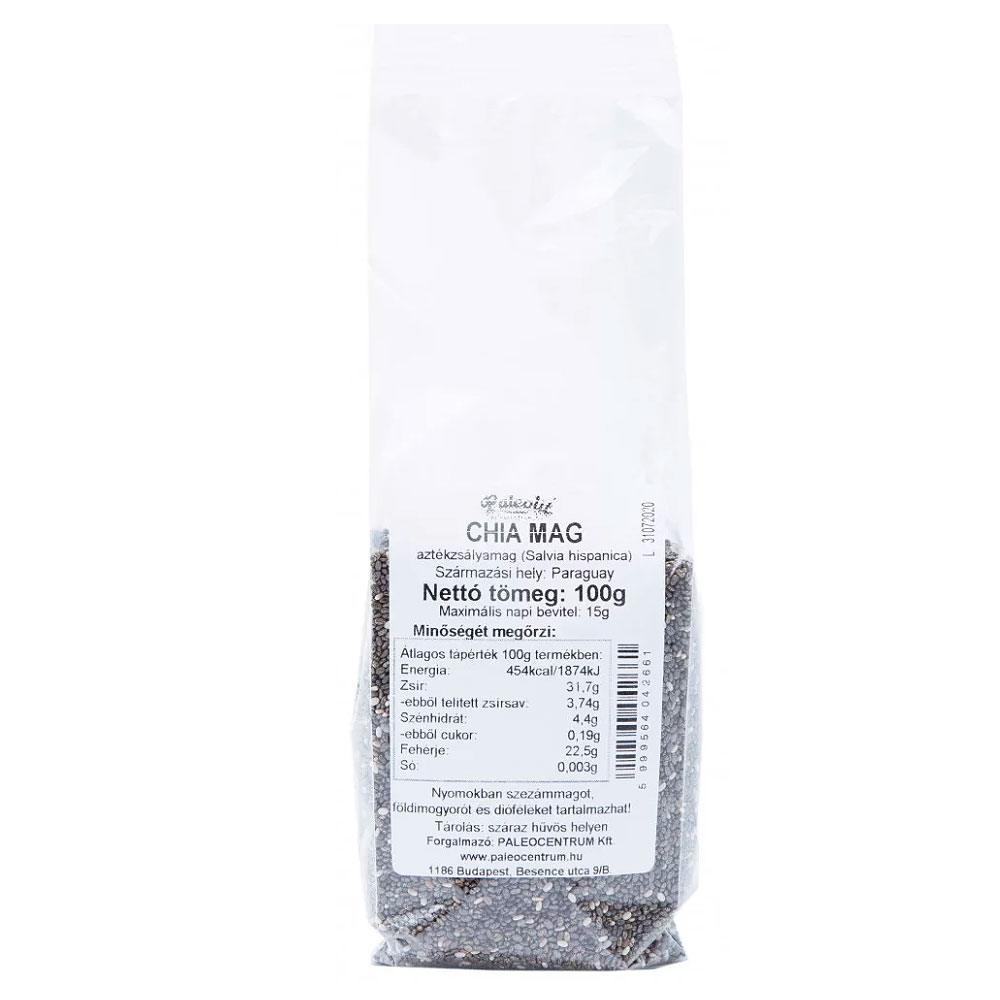Paleolit Chia mag fekete – 100g