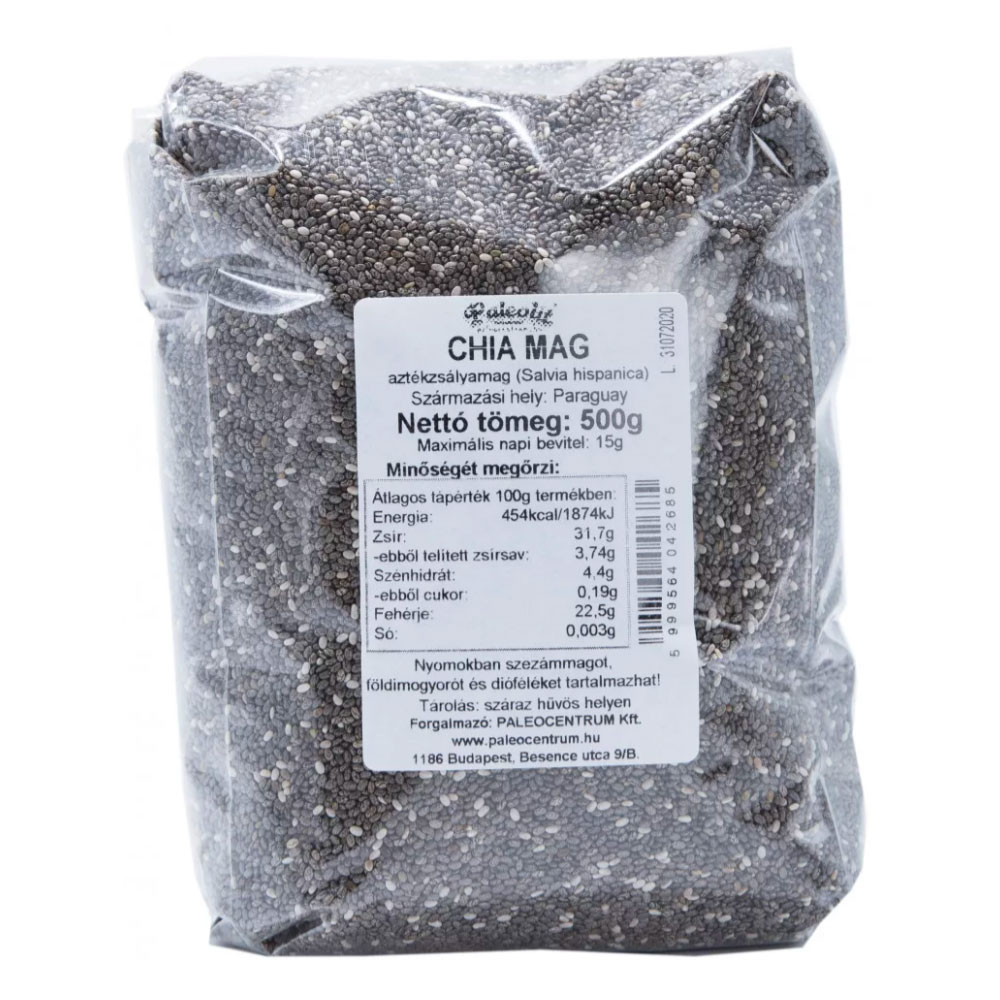 Paleolit Chia mag fekete – 500g