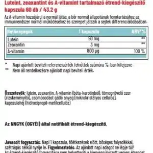 Dr. Herz Lutein Max kapszula - 60db - Image 2