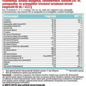 Dr. Herz Multivitamin Aktív kapszula - 60db - Image 2 Dr. Herz Multivitamin Aktív kapszula - 60db - Image 2