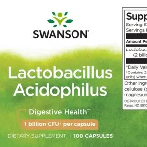 Swanson Lactobacillus Acidophilus kapszula - 100db - Image 2 Swanson Lactobacillus Acidophilus kapszula - 100db - Image 2