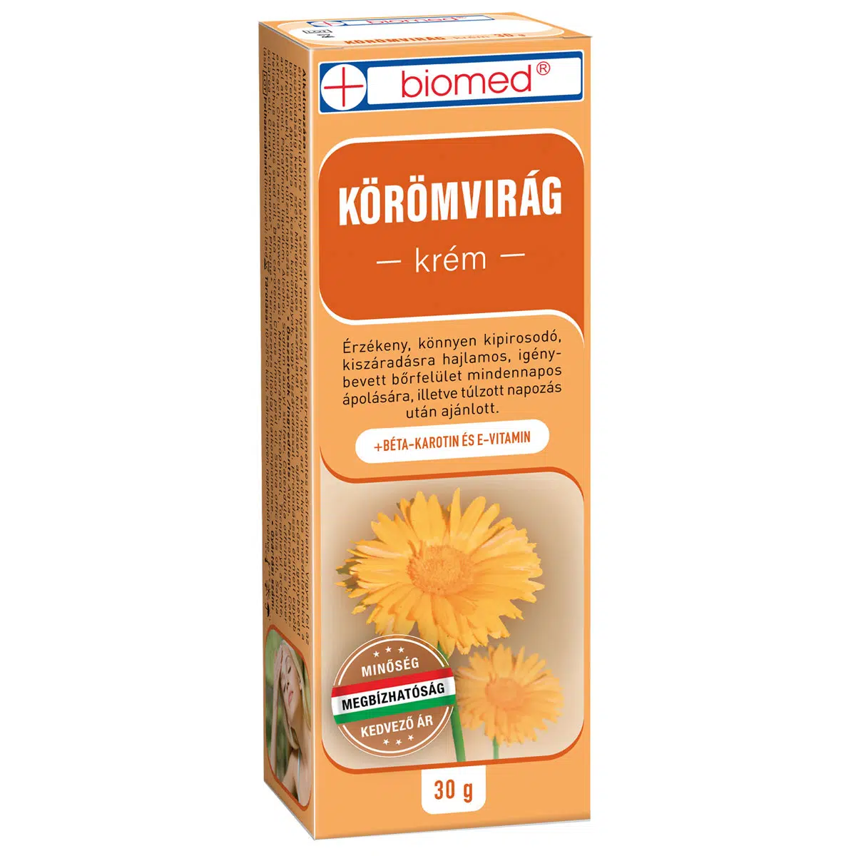 Biomed körömvirág krém 30g Biomed körömvirág krém 30g