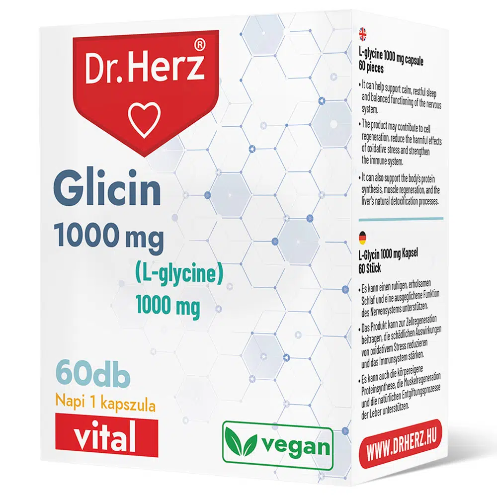 Dr. Herz Glicin 1000mg kapszula - 60db Dr. Herz Glicin 1000mg kapszula - 60db