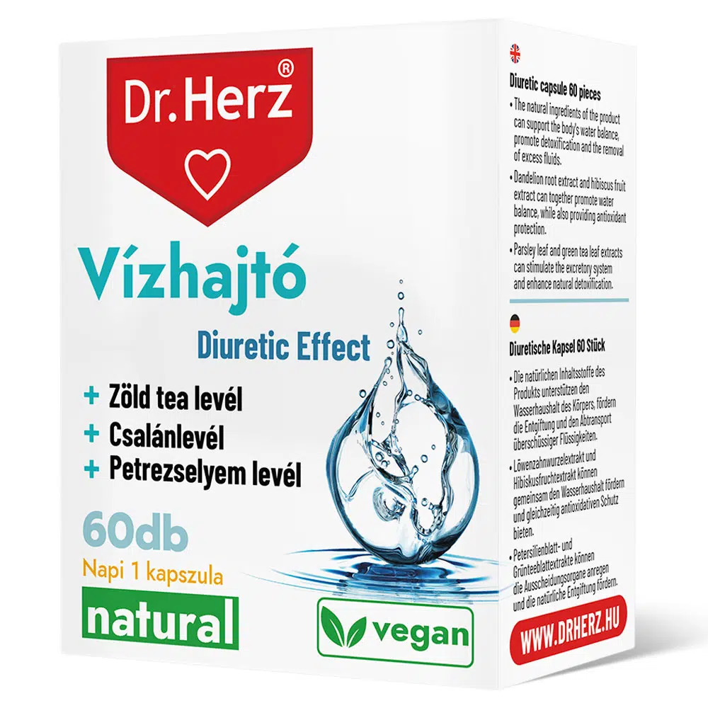 Dr. Herz Vízhajtó kapszula - 60db Dr. Herz Vízhajtó kapszula - 60db