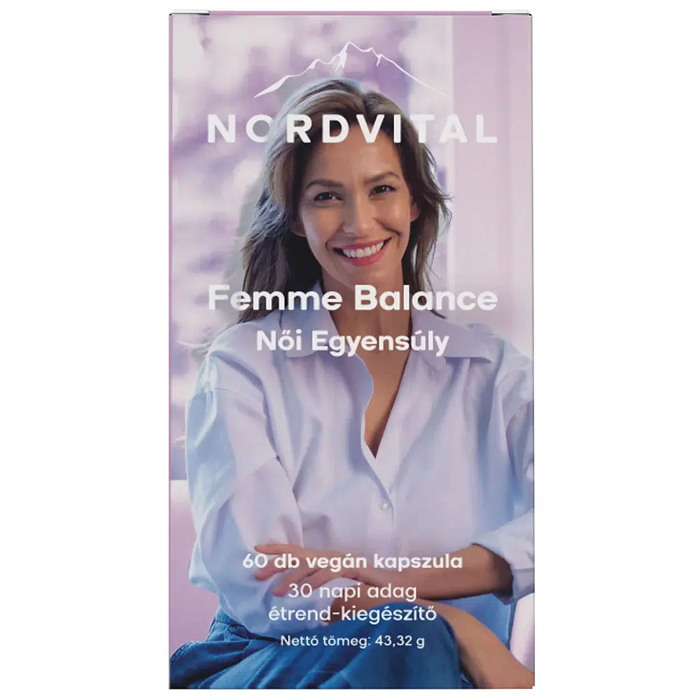 Nordvital Női Egyensúly kapszula - 60db Nordvital Női Egyensúly kapszula - 60db