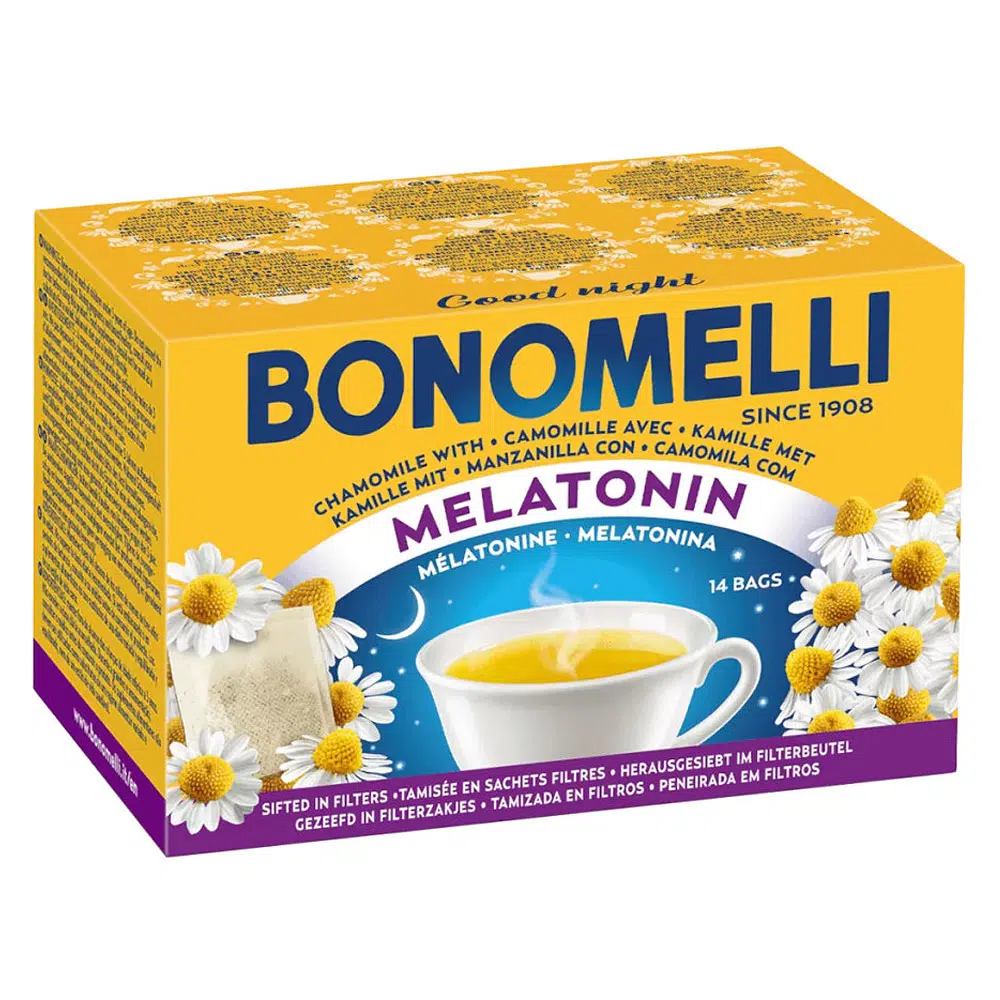 Bonomelli Szűrt Kamillatea Melatoninnal és Magnéziummal – 14 filter Bonomelli Szűrt Kamillatea Melatoninnal és Magnéziummal – 14 filter