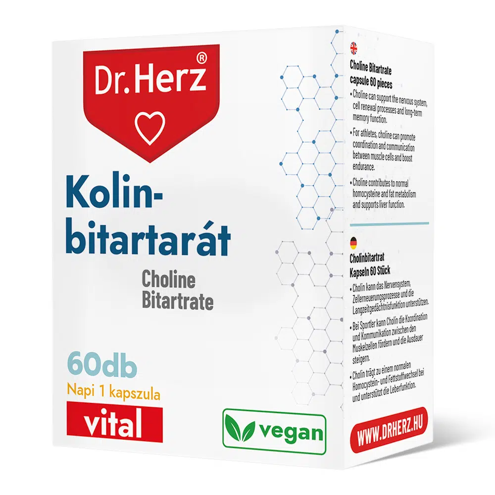 Dr. Herz Kolin-bitartarát kapszula - 60db Dr. Herz Kolin-bitartarát kapszula - 60db