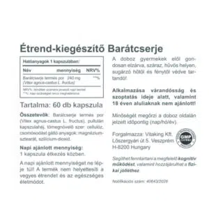 Vitaking Barátcserje kapszula – 120db - Image 2