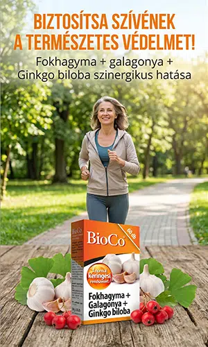 BioCo Fokhagyma + Galagonya + Ginkgo Biloba tabletta
