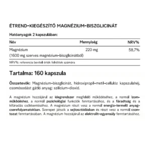 Vitaking Magnézium Biszglicinát kapszula - 160db - Image 2