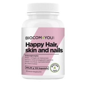 Biocom4You Happy Hair, Skin and Nails kapszula 100db