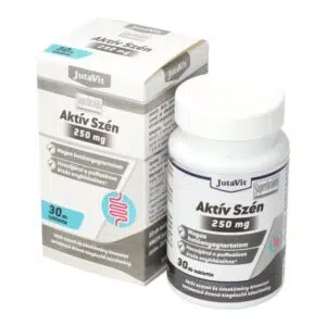 Jutavit Aktív szén 250mg tabletta 30db
