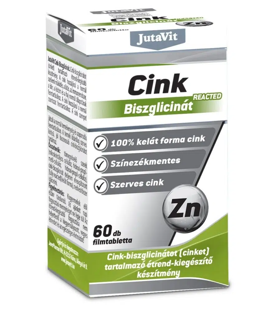 Jutavit Cink biszglicinát 60db Jutavit Cink biszglicinát 60db