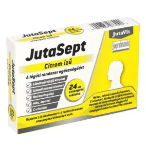 Jutavit Jutasept citrom ízű szopogató tabletta 24db