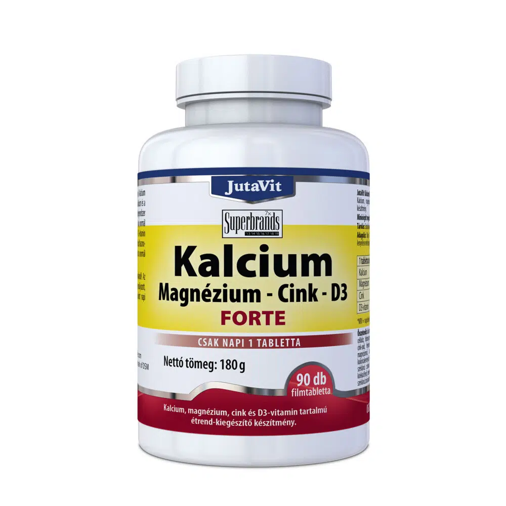 Jutavit kalcium-magnézium-cink tabl. 90db Jutavit kalcium-magnézium-cink tabl. 90db