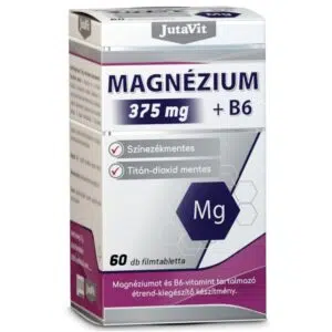 JutaVit Magnézium 375mg+B6 60db