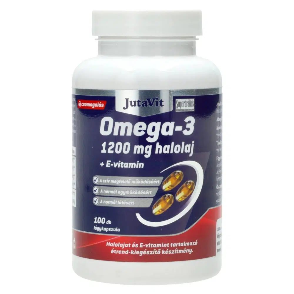 Jutavit omega-3+e vitamin kapszula 100db Jutavit omega-3+e vitamin kapszula 100db