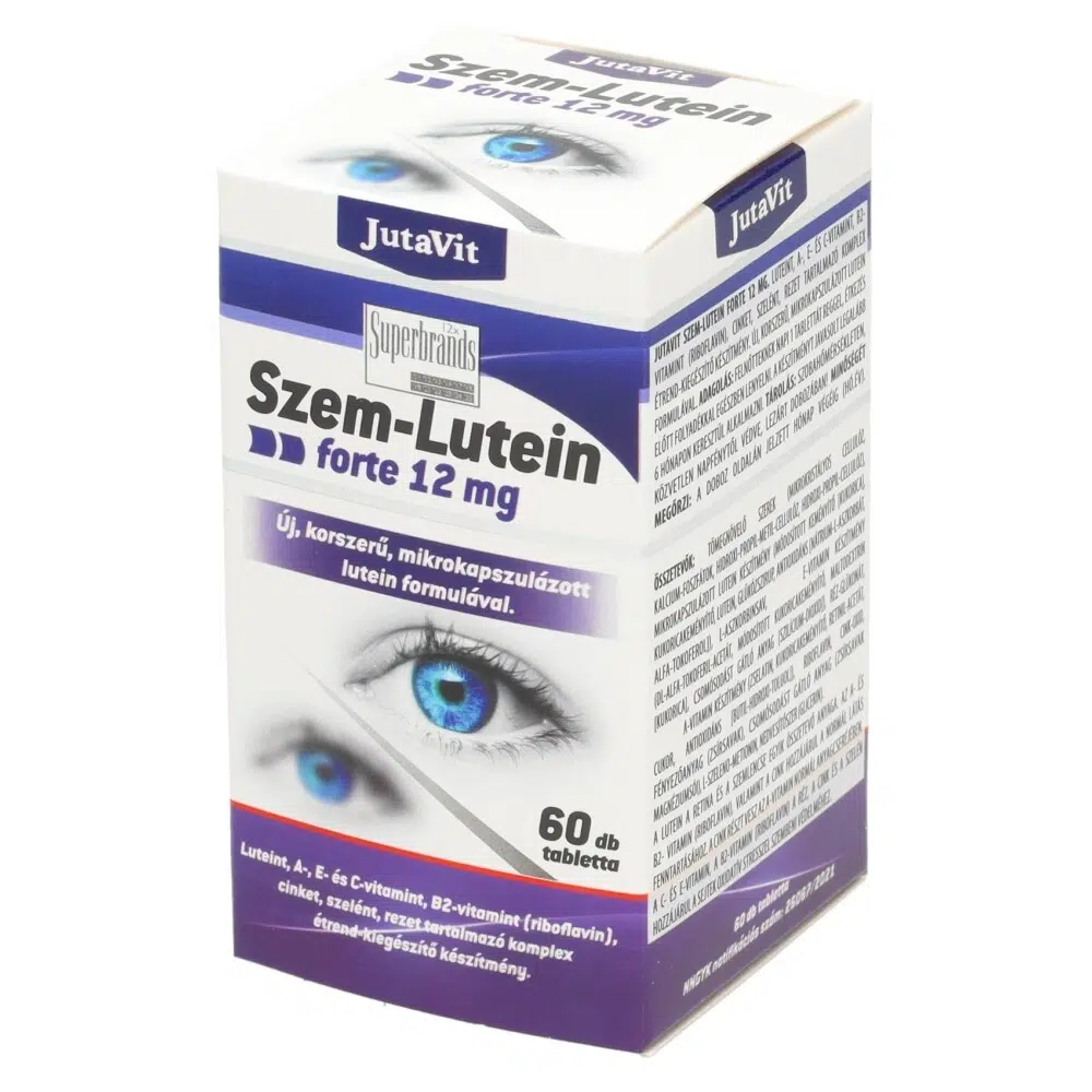 Jutavit szem-lutein forte 12mg 60db kapszula Jutavit szem-lutein forte 12mg 60db kapszula