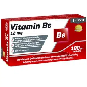 Jutavit vitamin B6 12mg tabletta 100db